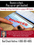 Bad Check Restitution Poster